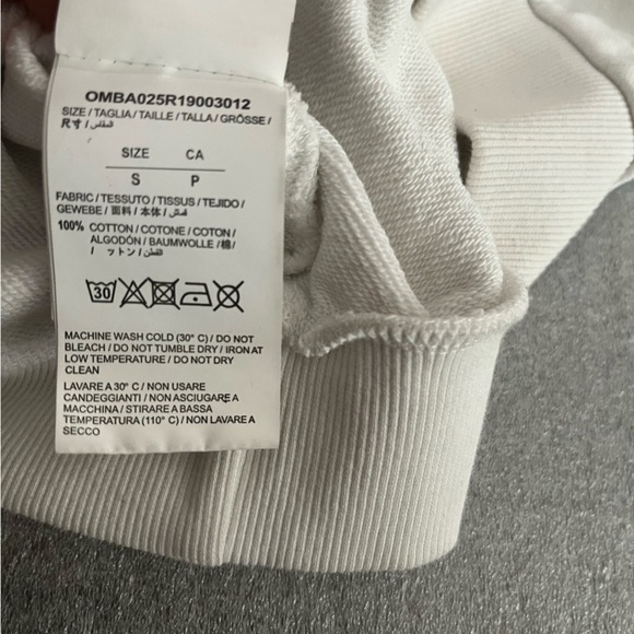 [S]Off-White Men's Colour Painting Diagonals Crew Sweat White - Picture 10 of 10